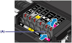 キヤノン：PIXUS マニュアル｜MG7100 series｜インクタンクを交換する
